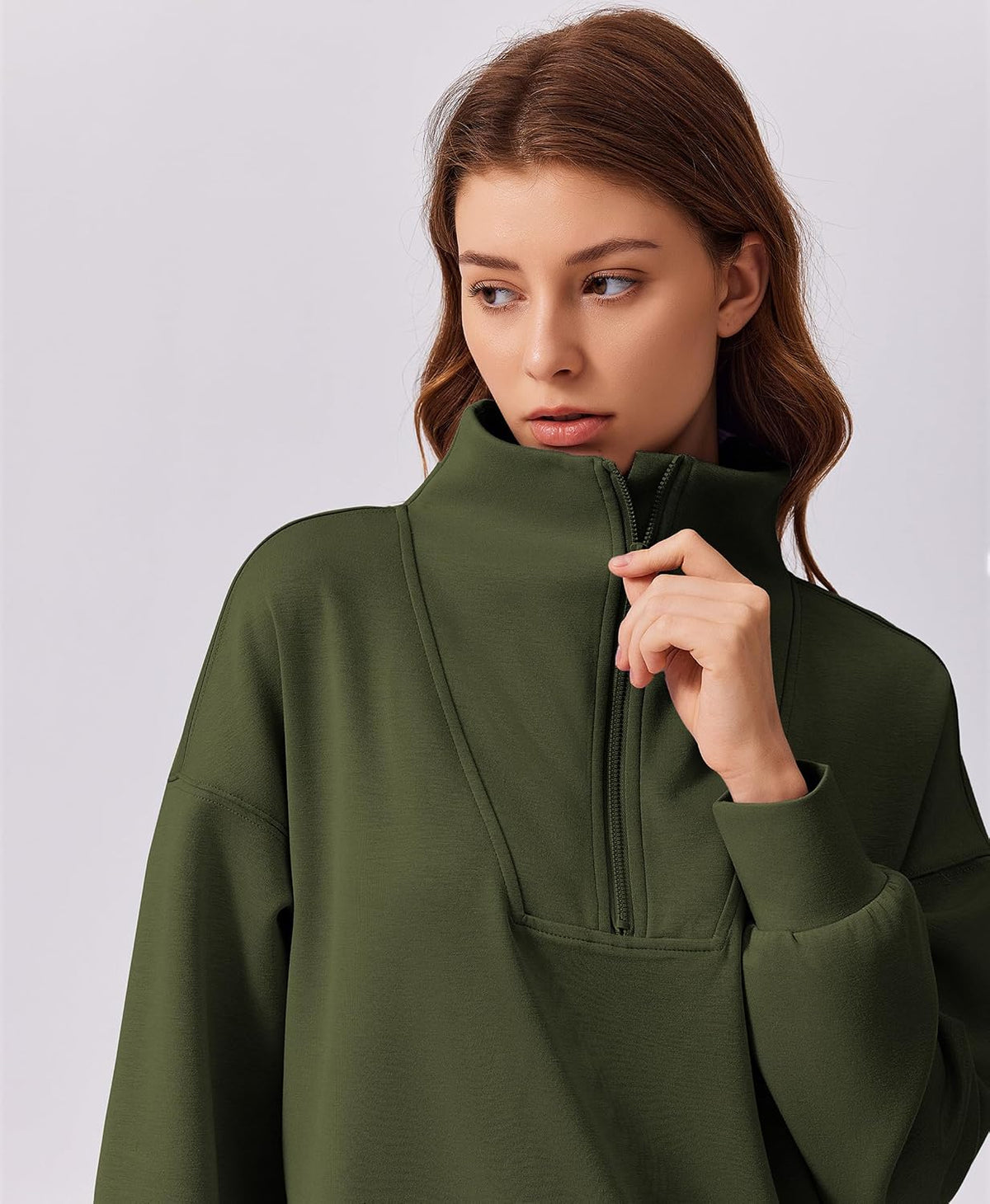 2 Piece Lounge Set for Women, 1/4 Zip – Casual Wear, Fall Fashion, Relaxing, Outing