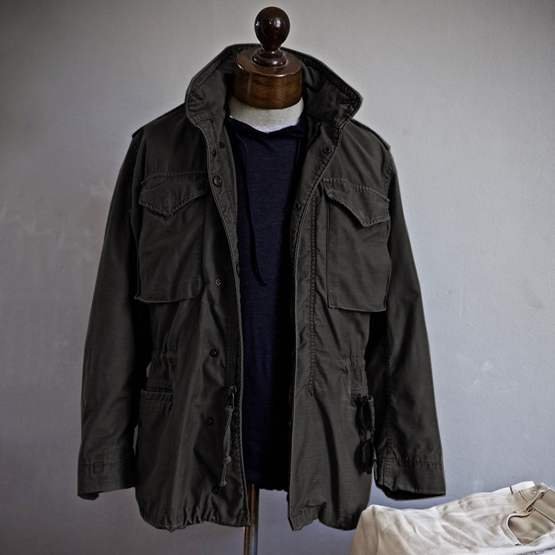 Men's Military Field Jacket | Durable Cotton Blend | Outdoor & Casual Wear