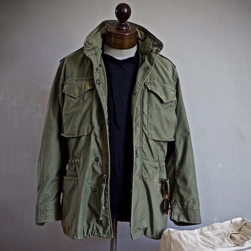 Men's Military Field Jacket | Durable Cotton Blend | Outdoor & Casual Wear