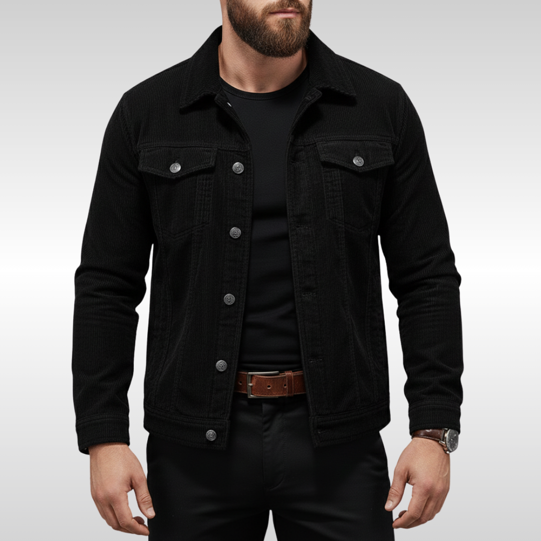 Men's Corduroy Jacket with Modern Comfort for Casual Wear