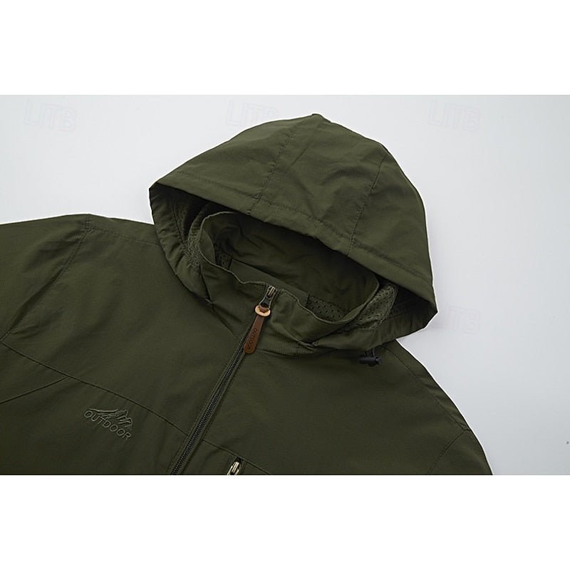 All-Weather Outdoor Jacket for Men | Waterproof, Windproof, Lightweight Design - Satinni