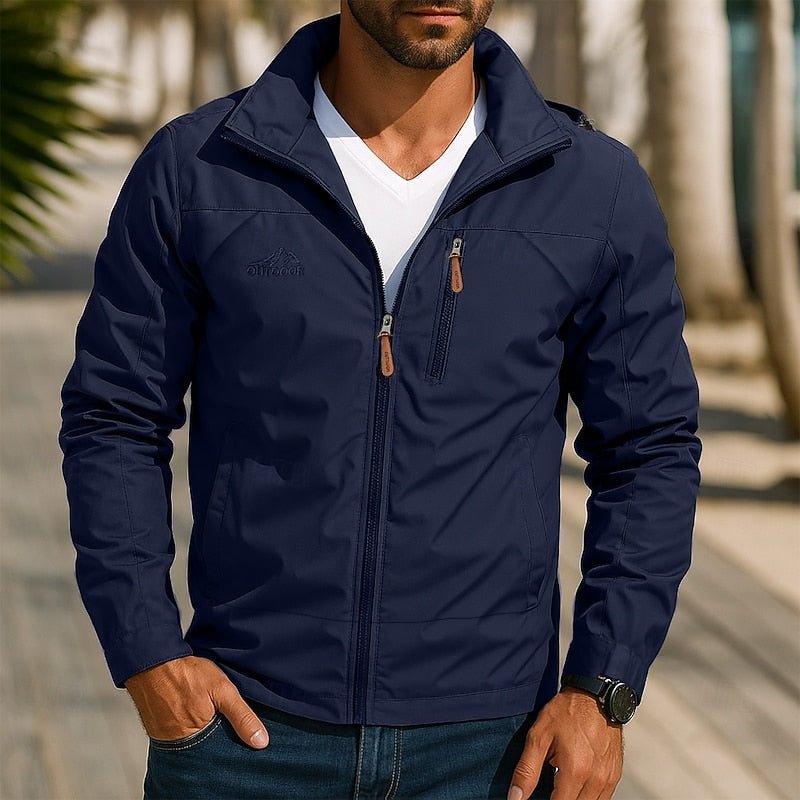 All-Weather Outdoor Jacket for Men | Waterproof, Windproof, Lightweight Design - Satinni