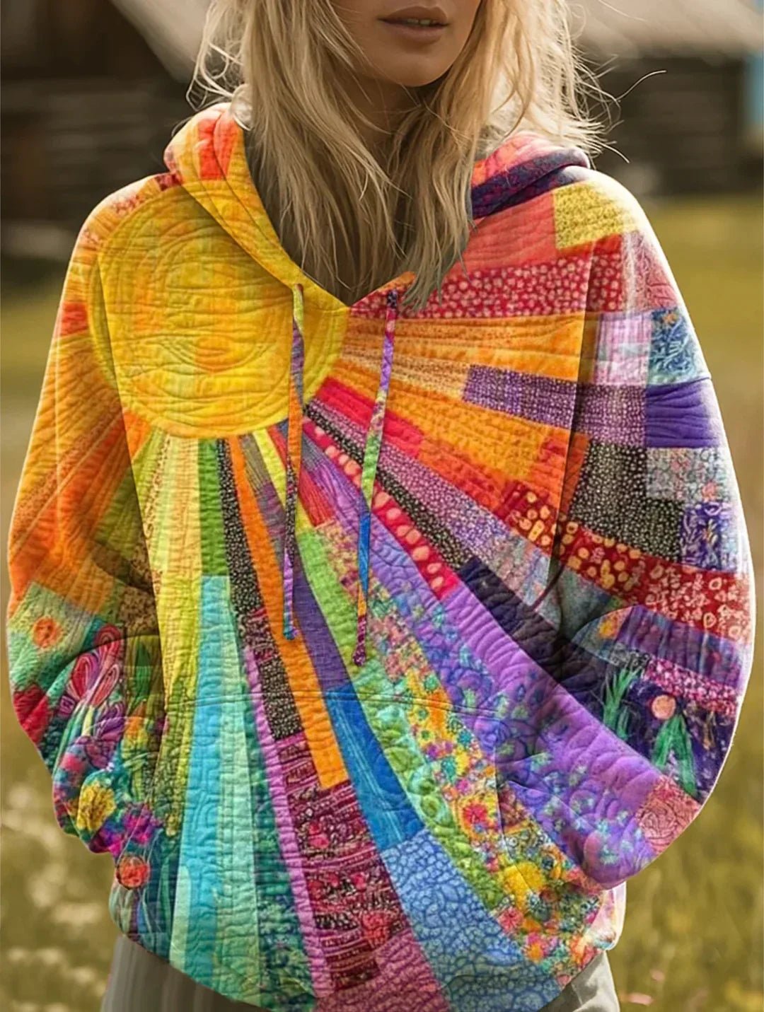 Artful Statement Hoodie | Comfortable Cotton Blend | Casual Wear for Everyday Use - Satinni