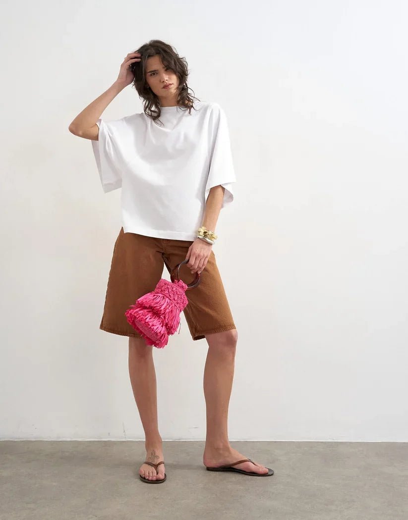 Batwing T-Shirt – Women's Oversized Short Sleeve Top, Casual Everyday Style - Satinni