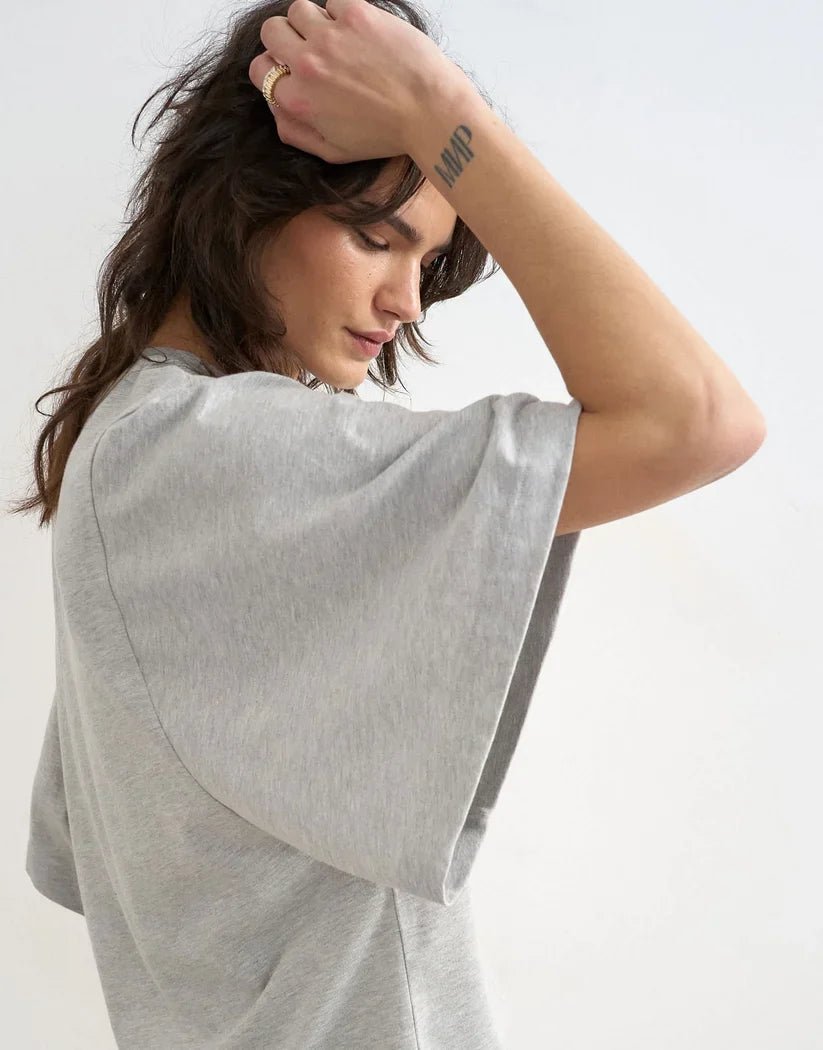 Batwing T-Shirt – Women's Oversized Short Sleeve Top, Casual Everyday Style - Satinni