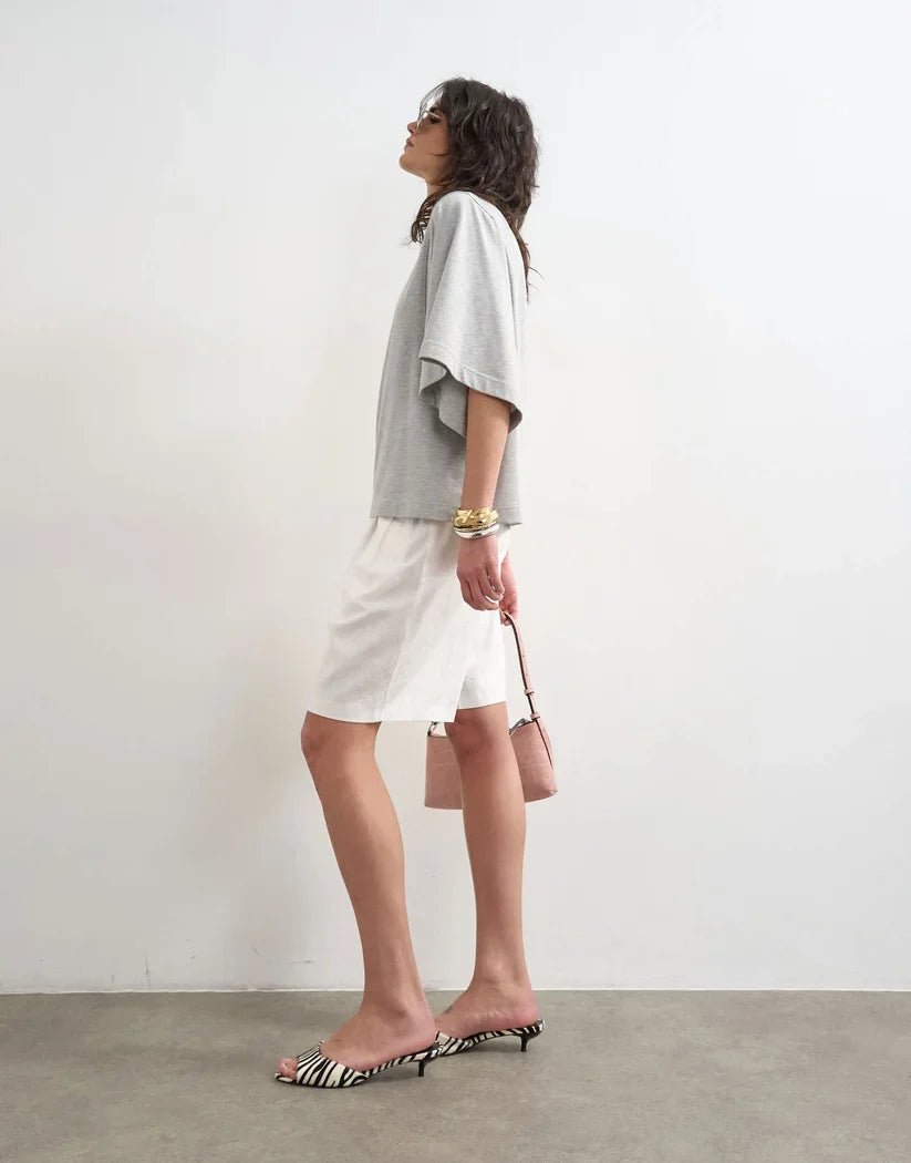 Batwing T-Shirt – Women's Oversized Short Sleeve Top, Casual Everyday Style - Satinni