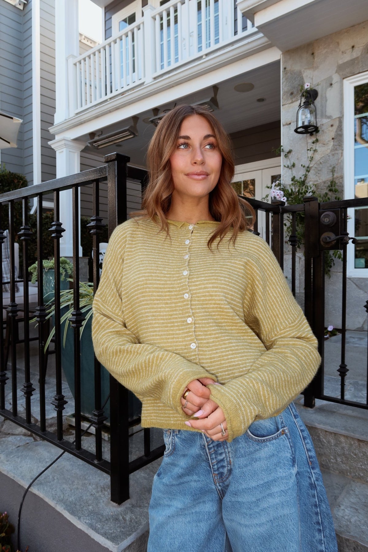 Cardigan Stripe Piper – Casual Wear, Everyday Style