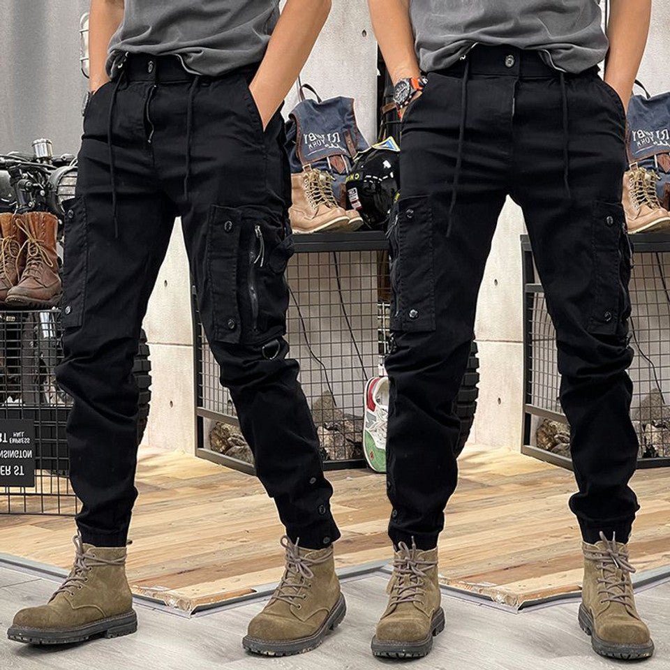 Cargo Multi-Pocket Pants for Men | Durable Fabric | Casual Outdoor Wear - Satinni
