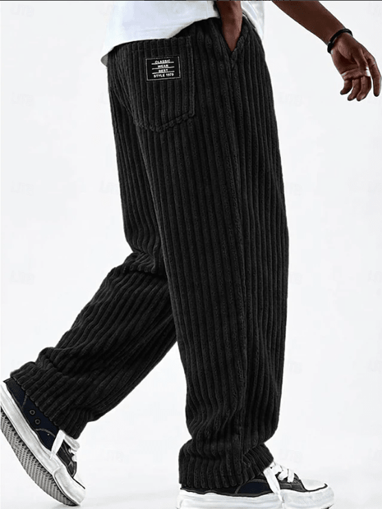 Classic Corduroy Everyday Pants for Men | Comfortable Casual Wear - Satinni