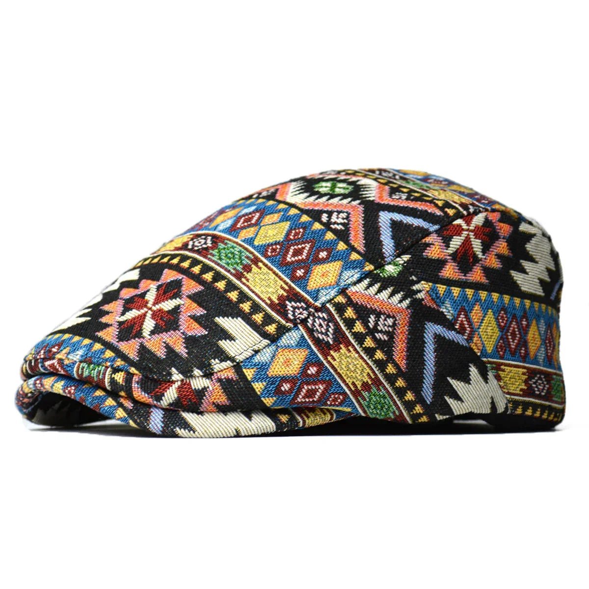 Colorful Vintage Aztec Cap | Cotton Blend | Casual Headwear for Everyday Use - Satinnis