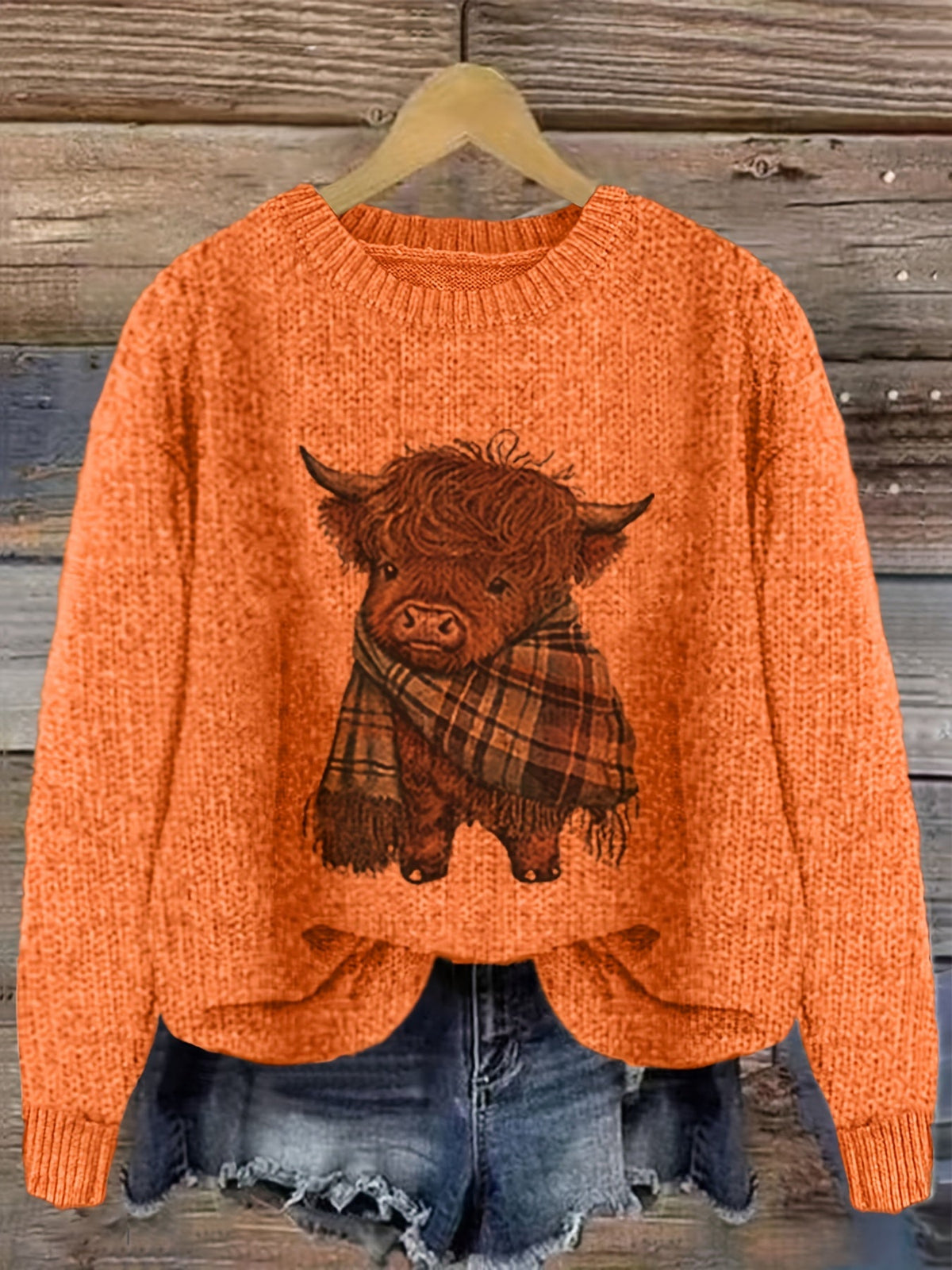 Cozy Crewneck Sweater for Women | Soft Knit Fabric | Casual Wear - Satinnis