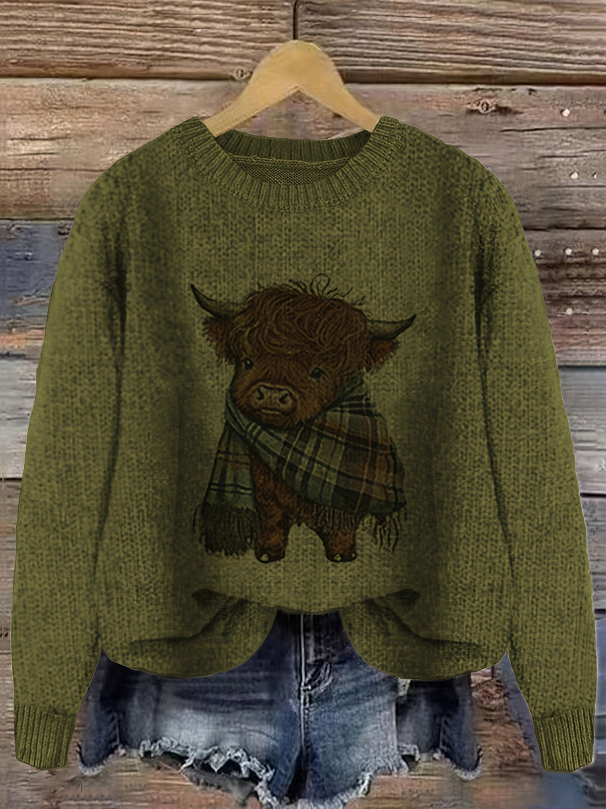 Cozy Crewneck Sweater for Women | Soft Knit Fabric | Casual Wear - Satinnis