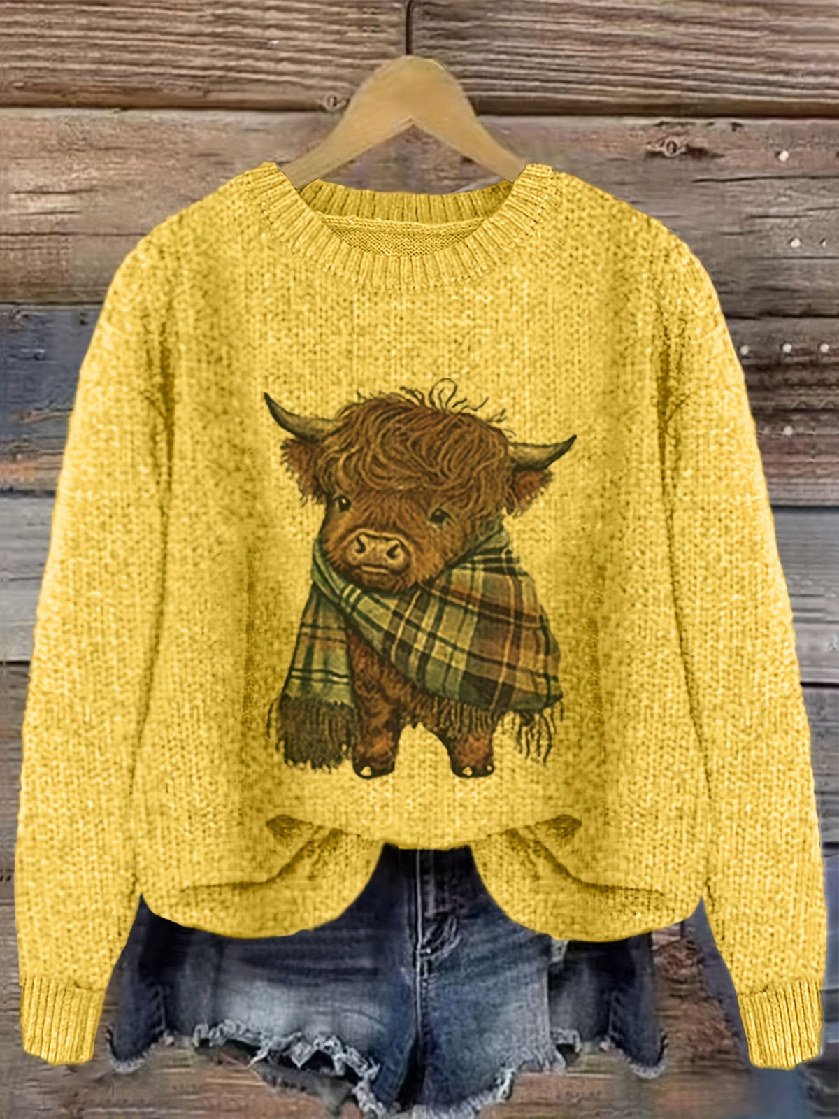 Cozy Crewneck Sweater for Women | Soft Knit Fabric | Casual Wear - Satinnis