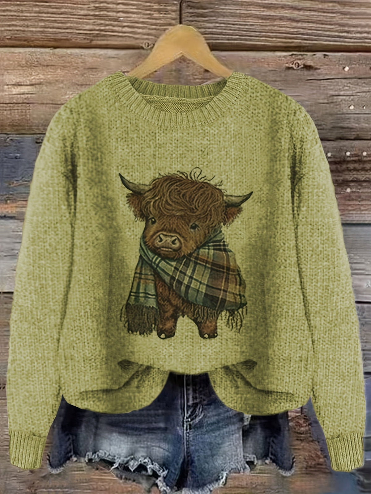 Cozy Crewneck Sweater for Women | Soft Knit Fabric | Casual Wear - Satinnis