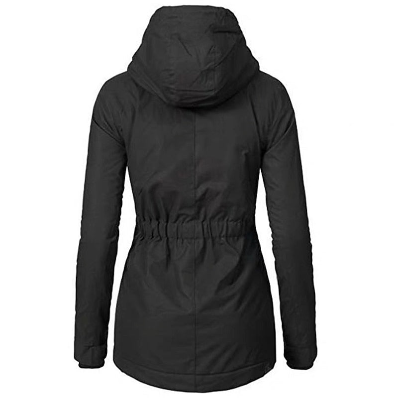 Cozy Hooded Winter Parka for Women - Warm Insulated Outerwear Jacket - Satinnis