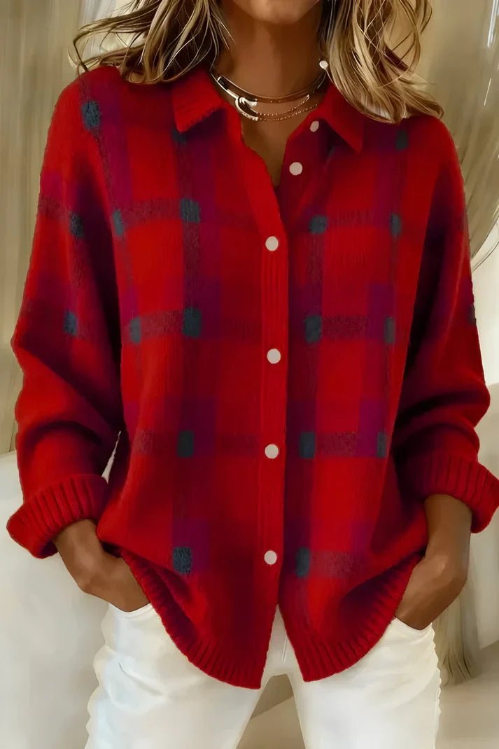 Elegant Cozy Cardigan in Soft Knit for Casual Wear and Layering - Satinni