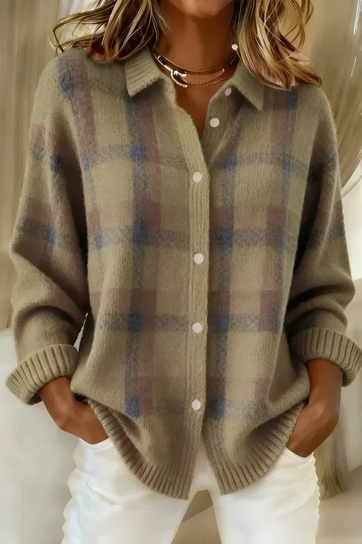 Elegant Cozy Cardigan in Soft Knit for Casual Wear and Layering - Satinni