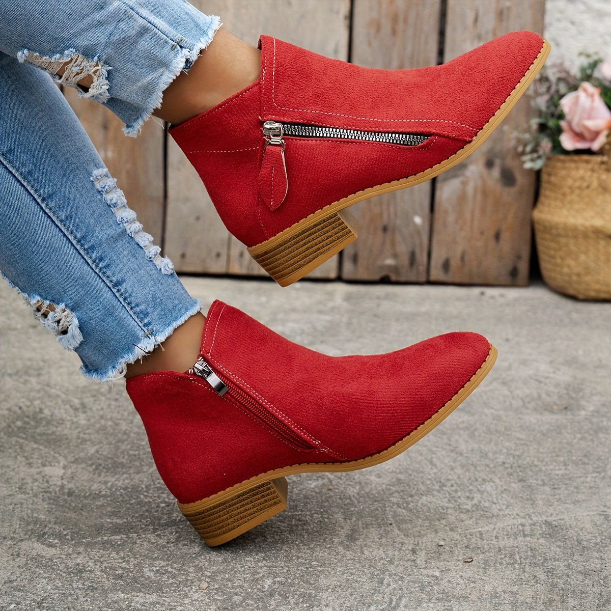 Elegant Zipper Shoes for Women | Comfortable Design | Casual Footwear - Satinni