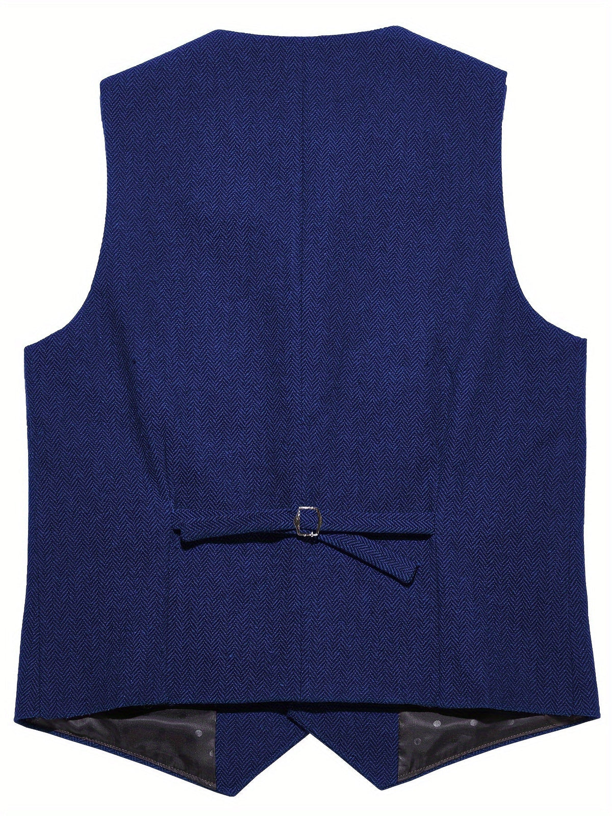 Herringbone Waistcoat in Refined Fabric for Formal or Smart-Casual Wear - Satinni