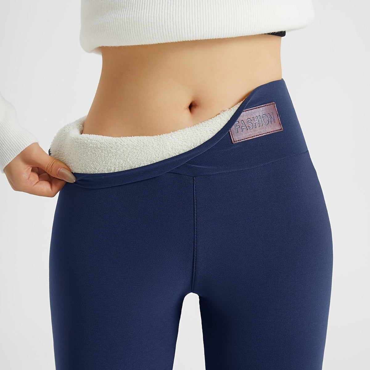 High-Waist Cozy Winter Leggings for Women | Soft Fabric | Warmth & Comfort - Satinni