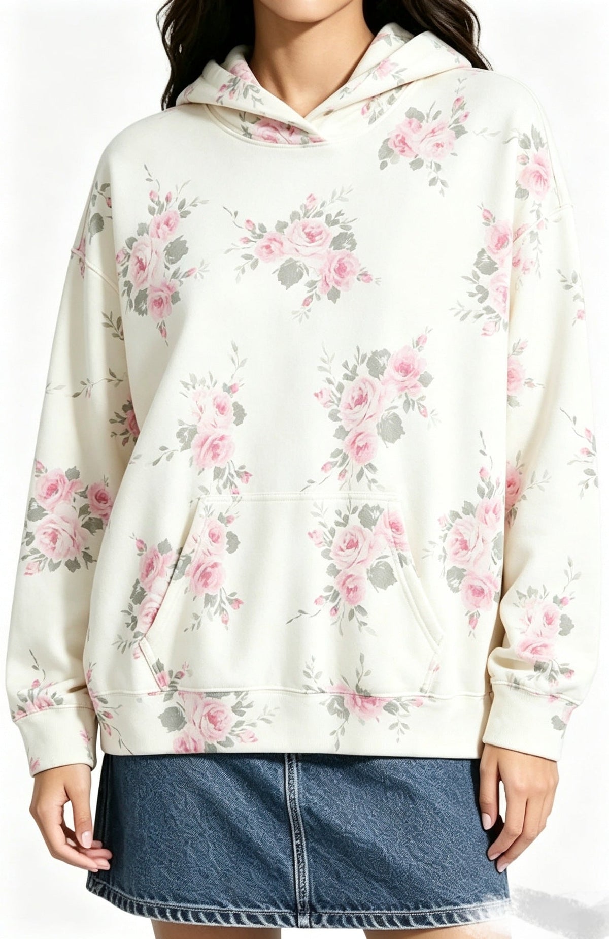 Leopard Print Hooded Sweatshirt | Women's Casual Pullover for Everyday Wear - Satinni