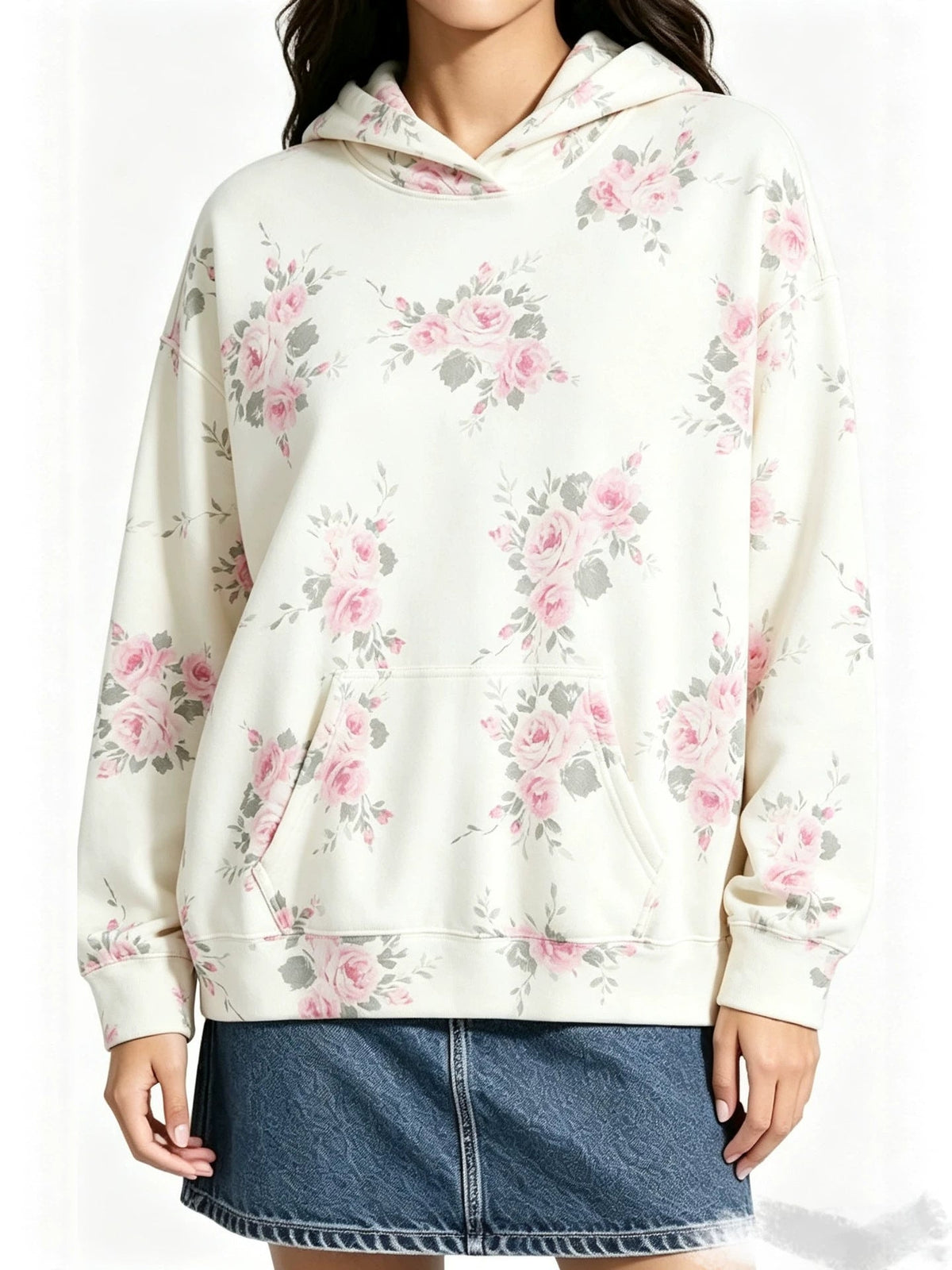 Leopard Print Hooded Sweatshirt | Women's Casual Pullover for Everyday Wear - Satinni
