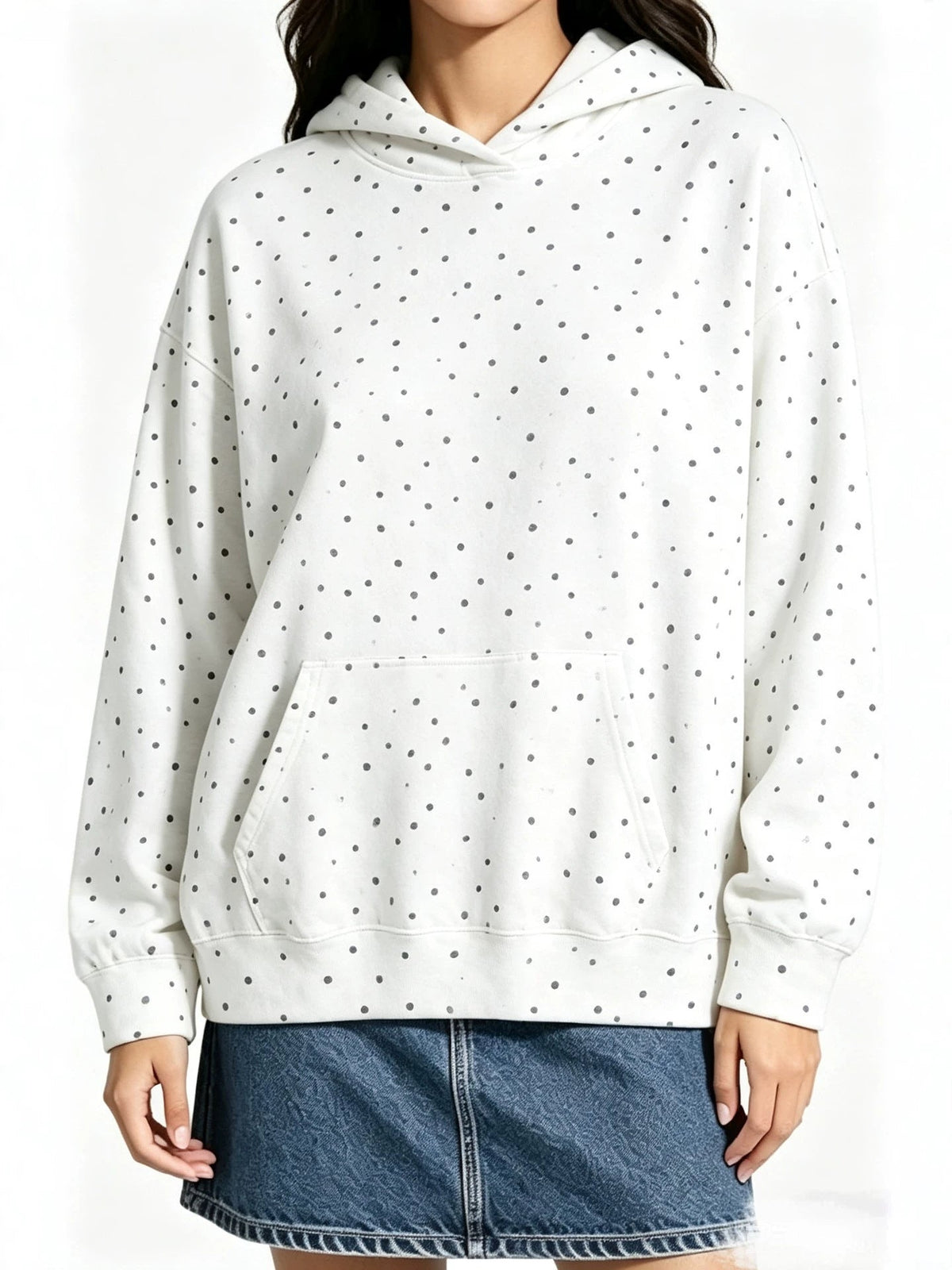 Leopard Print Hooded Sweatshirt | Women's Casual Pullover for Everyday Wear - Satinni