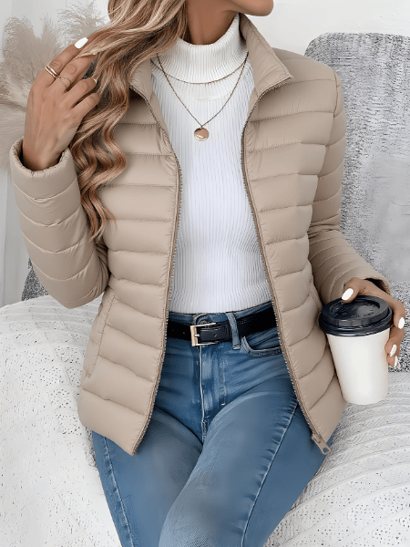 Lightweight Quilted Spring Jacket for Women - Stylish and Versatile Outerwear - Satinni
