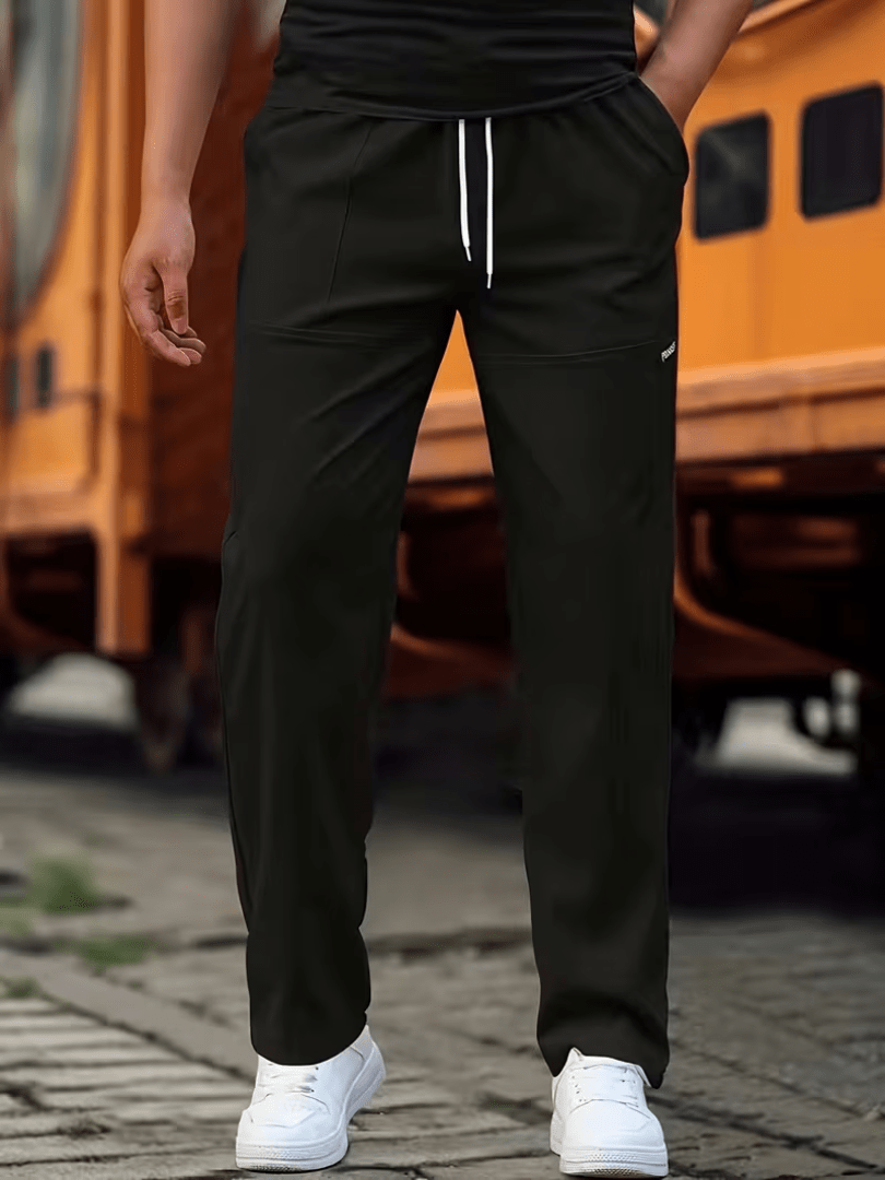 Lightweight Straight-Leg Casual Pants for Everyday Wear - Satinni