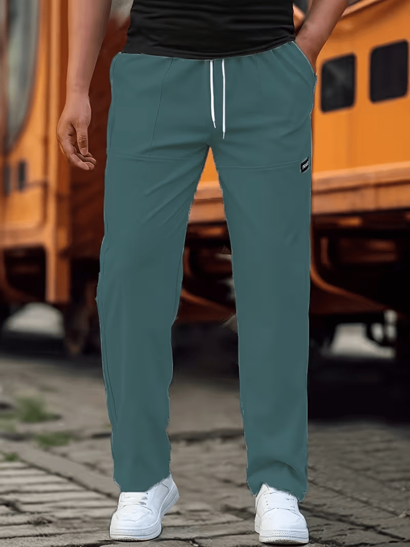 Lightweight Straight-Leg Casual Pants for Everyday Wear - Satinni
