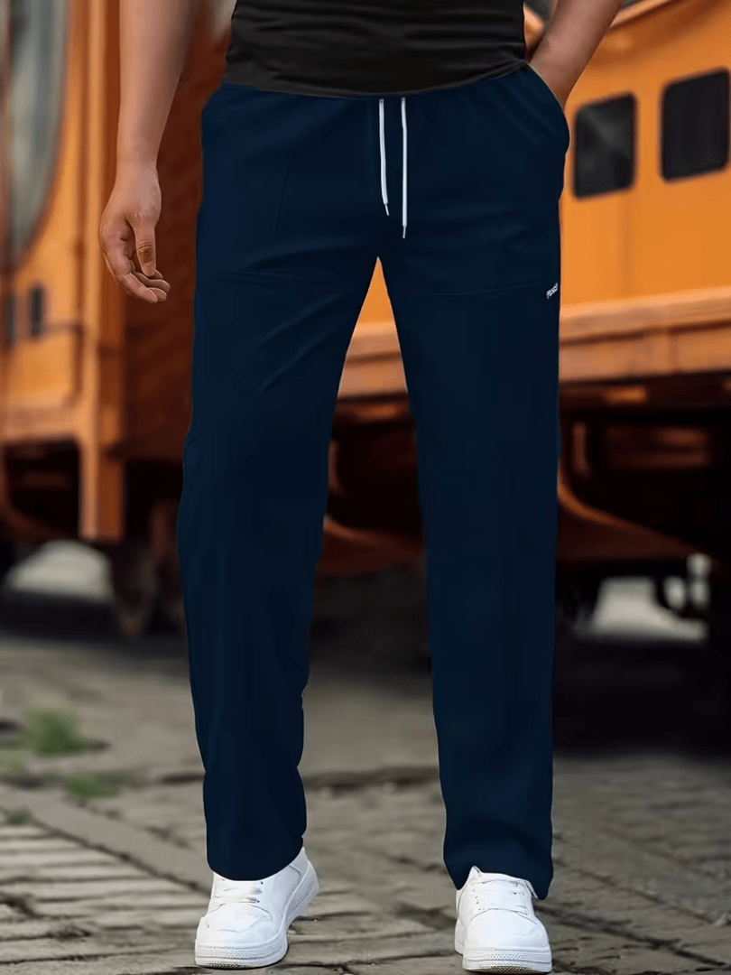 Lightweight Straight-Leg Casual Pants for Everyday Wear - Satinni