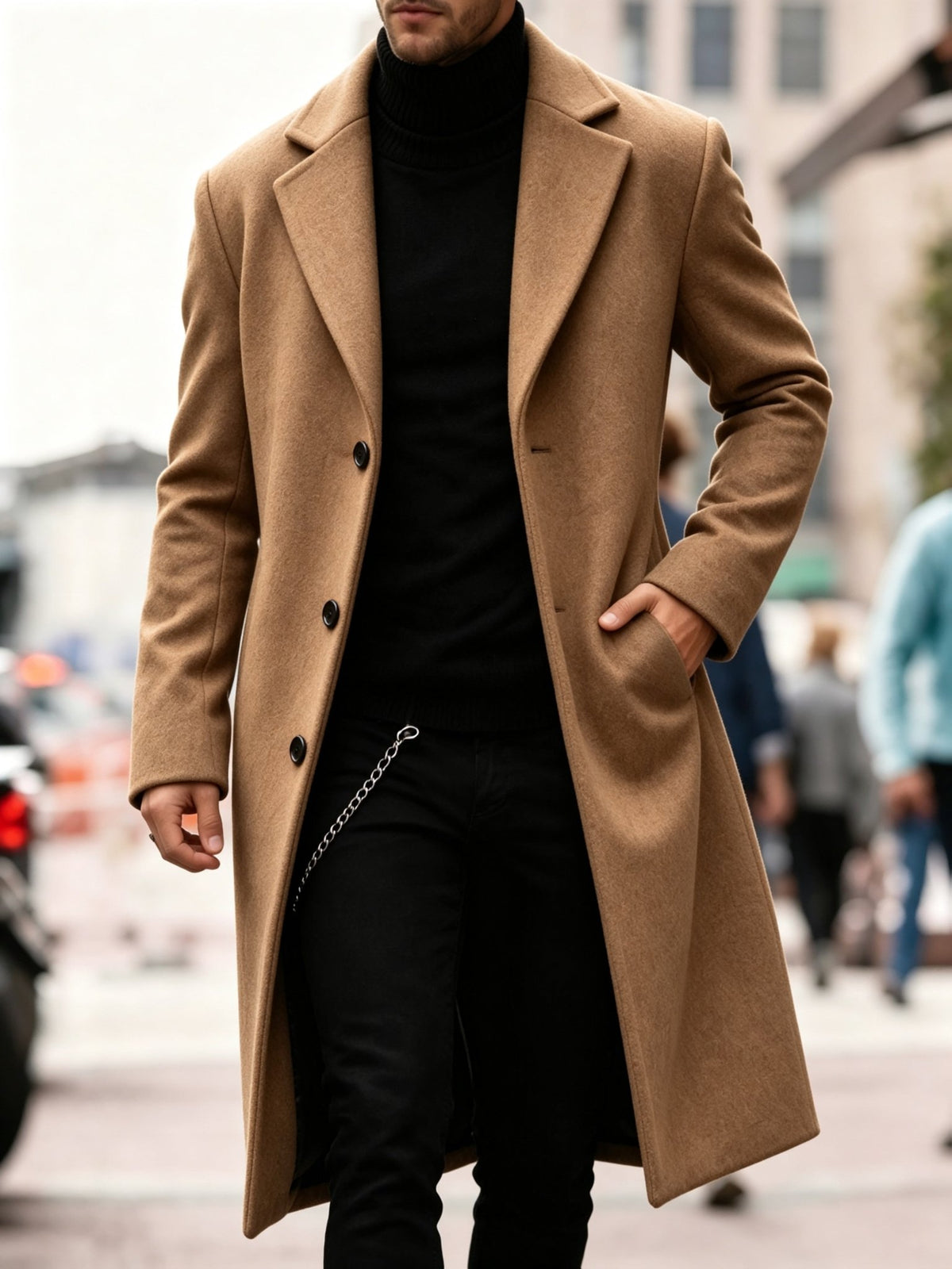 Long Refined Trench Coat for Women - Stylish Outerwear for All Seasons - Satinni