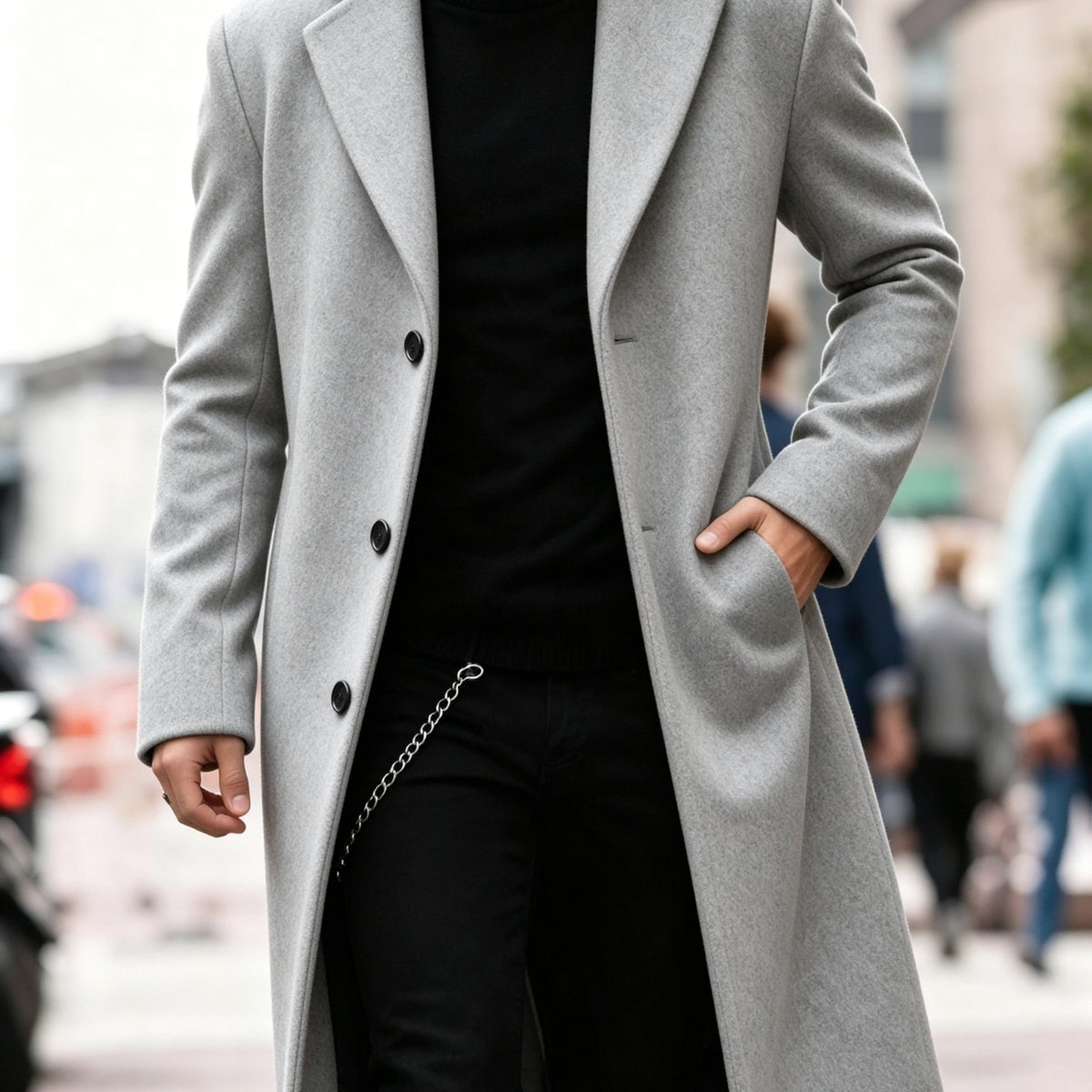 Long Refined Trench Coat for Women - Stylish Outerwear for All Seasons - Satinni
