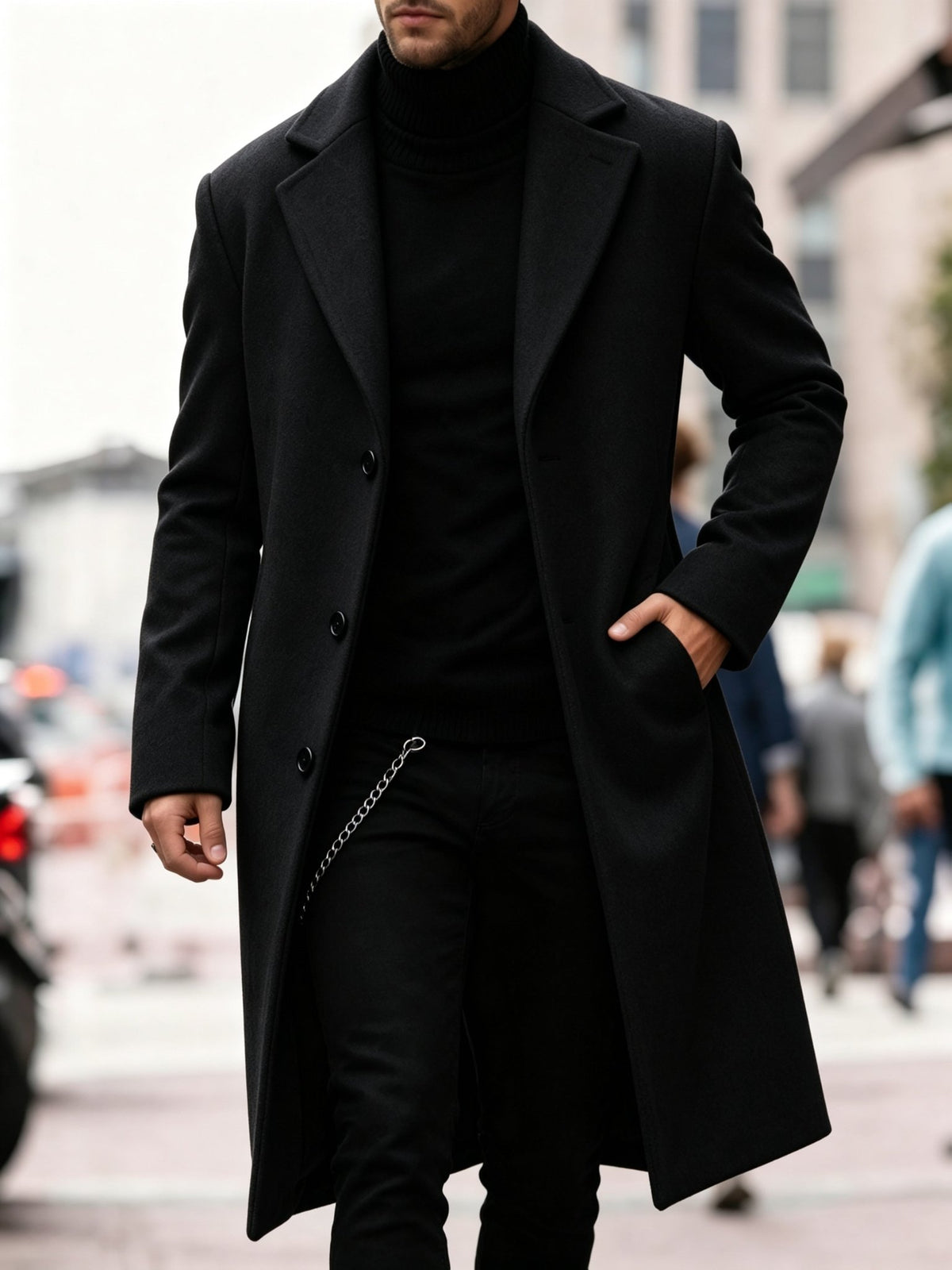 Long Refined Trench Coat for Women - Stylish Outerwear for All Seasons - Satinni
