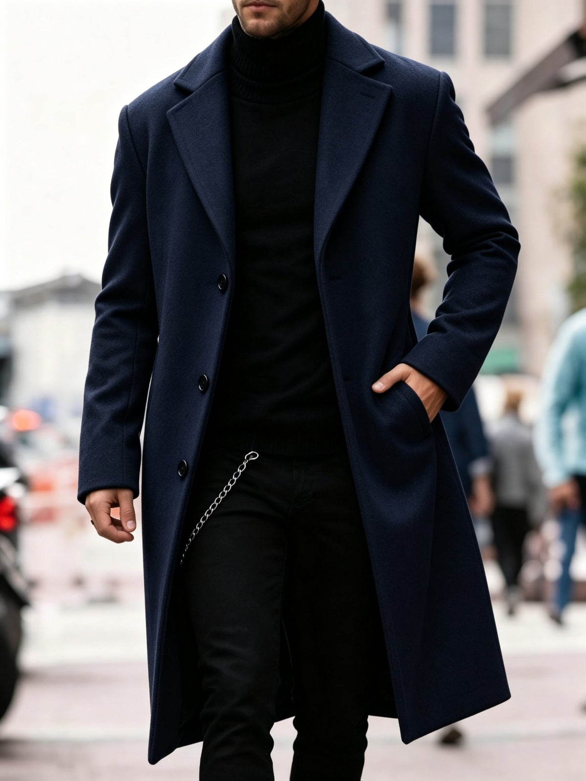 Long Refined Trench Coat for Women - Stylish Outerwear for All Seasons - Satinni