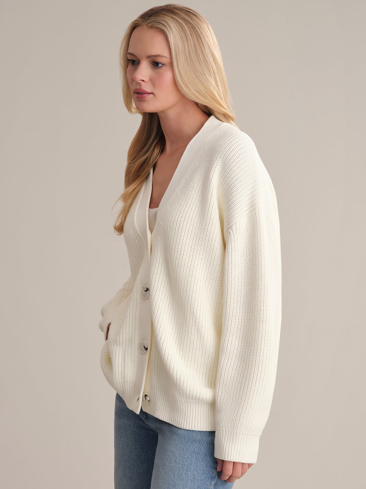 Loose Knitted Sweater for Women – Casual Wear, Everyday Style - Satinni