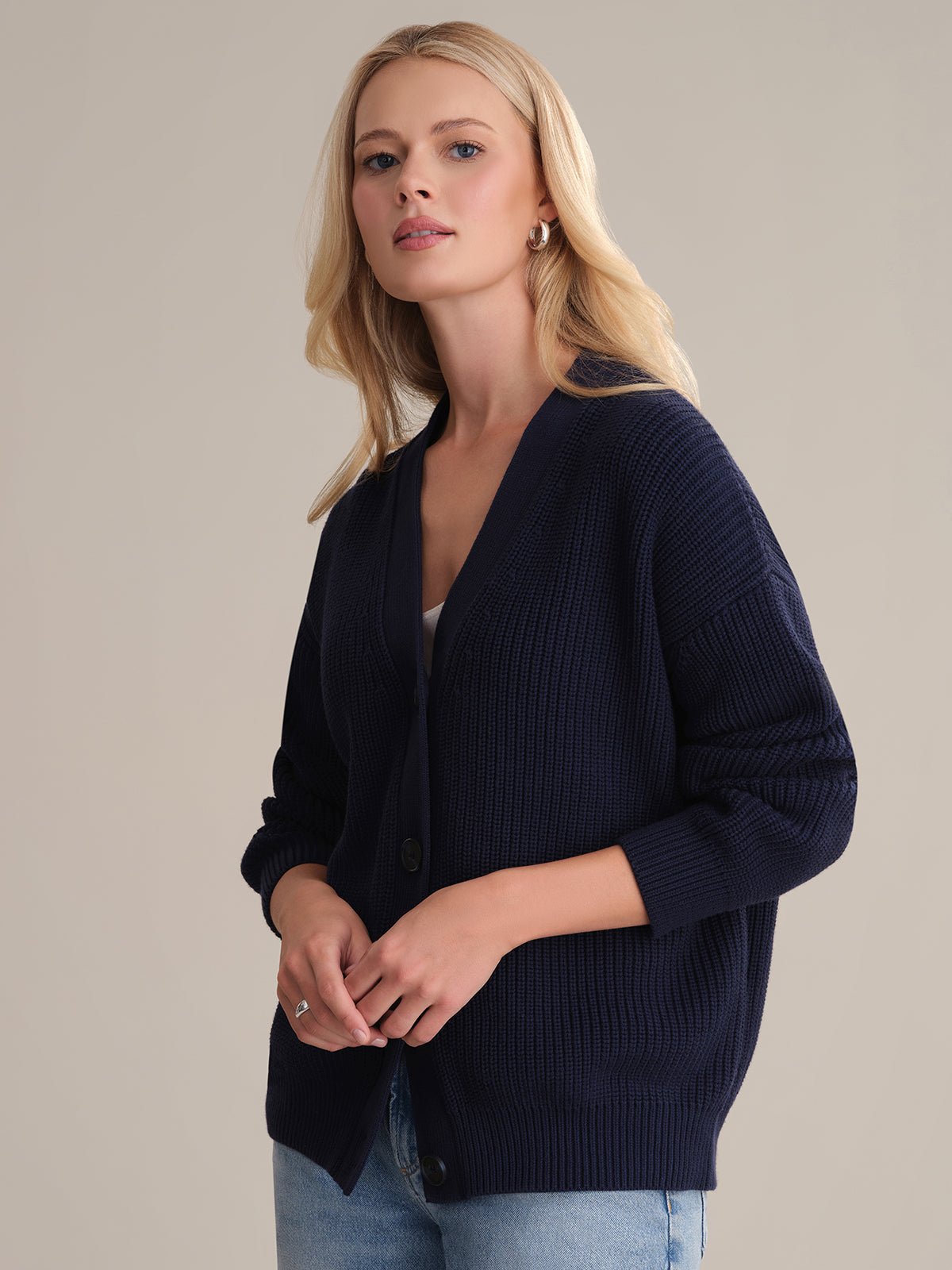 Loose Knitted Sweater for Women – Casual Wear, Everyday Style - Satinni