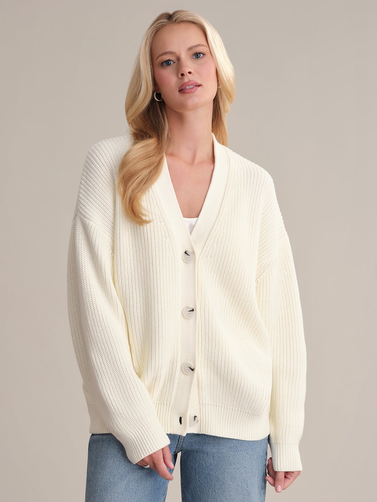 Loose Knitted Sweater for Women – Casual Wear, Everyday Style - Satinni