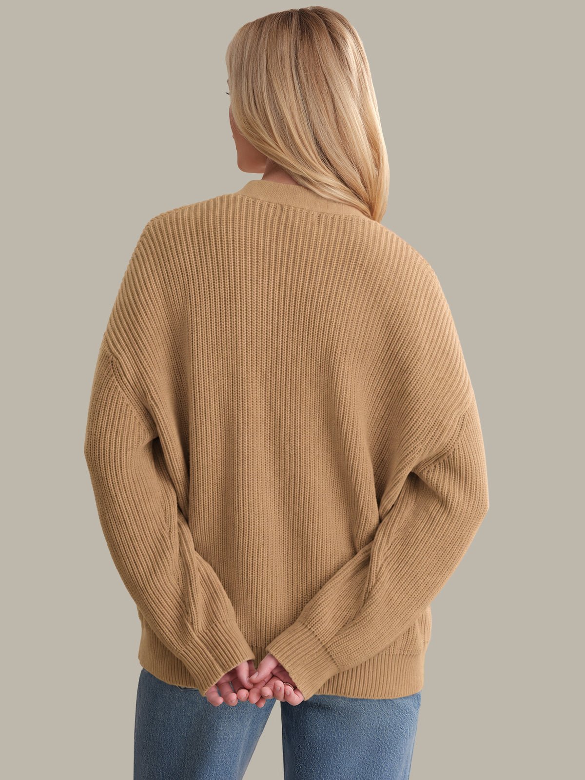 Loose Knitted Sweater for Women – Casual Wear, Everyday Style - Satinni