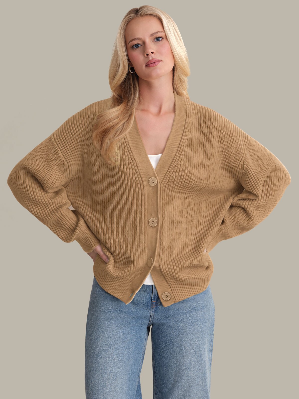 Loose Knitted Sweater for Women – Casual Wear, Everyday Style - Satinni