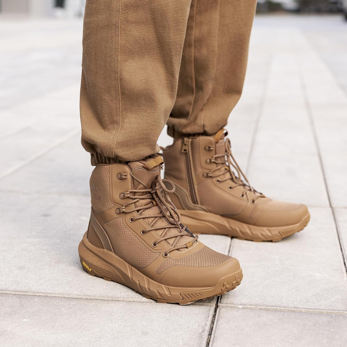 Military Tactical Boot Zipper Lightweight – Outdoor, Hiking - Satinni