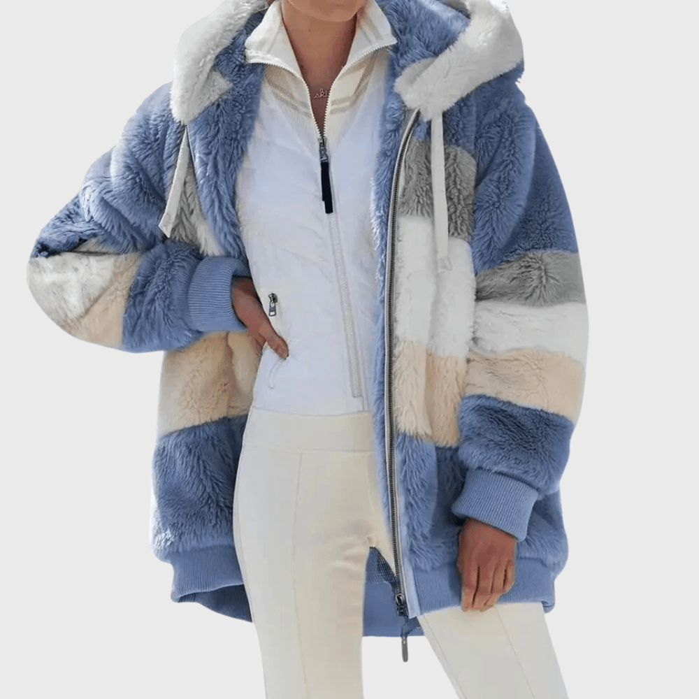 Multicolor Warm Puffer Jacket | Elegant Design for Cold Weather Wear - Satinni