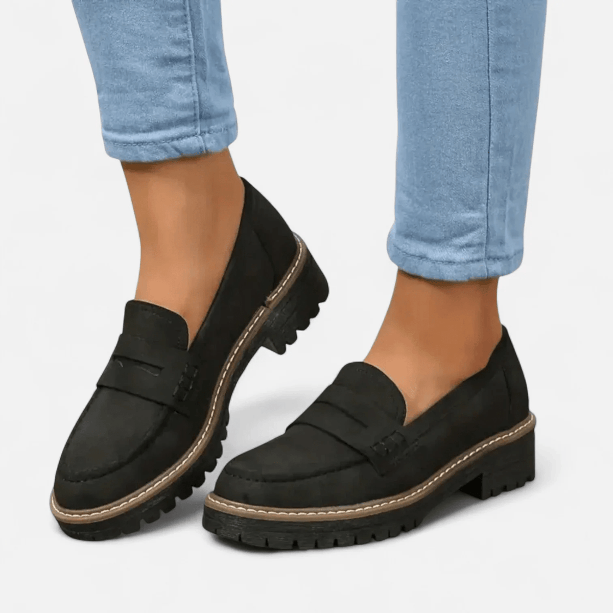 Orthopedic Heeled Loafers for Comfort | Premium Quality | Women's Footwear - Satinni