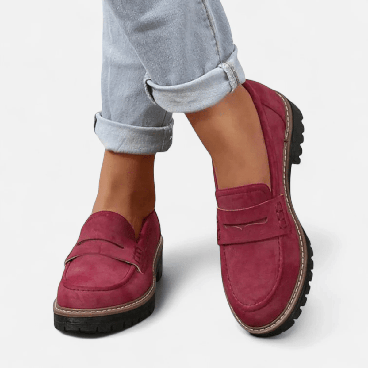 Orthopedic Heeled Loafers for Comfort | Premium Quality | Women's Footwear - Satinni