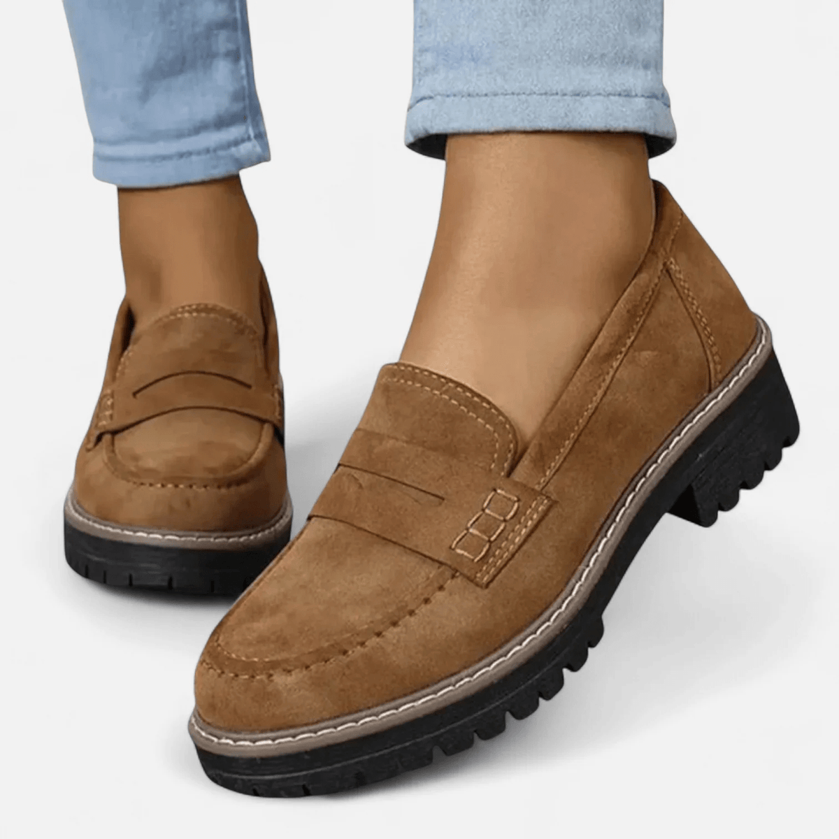 Orthopedic Heeled Loafers for Comfort | Premium Quality | Women's Footwear - Satinni