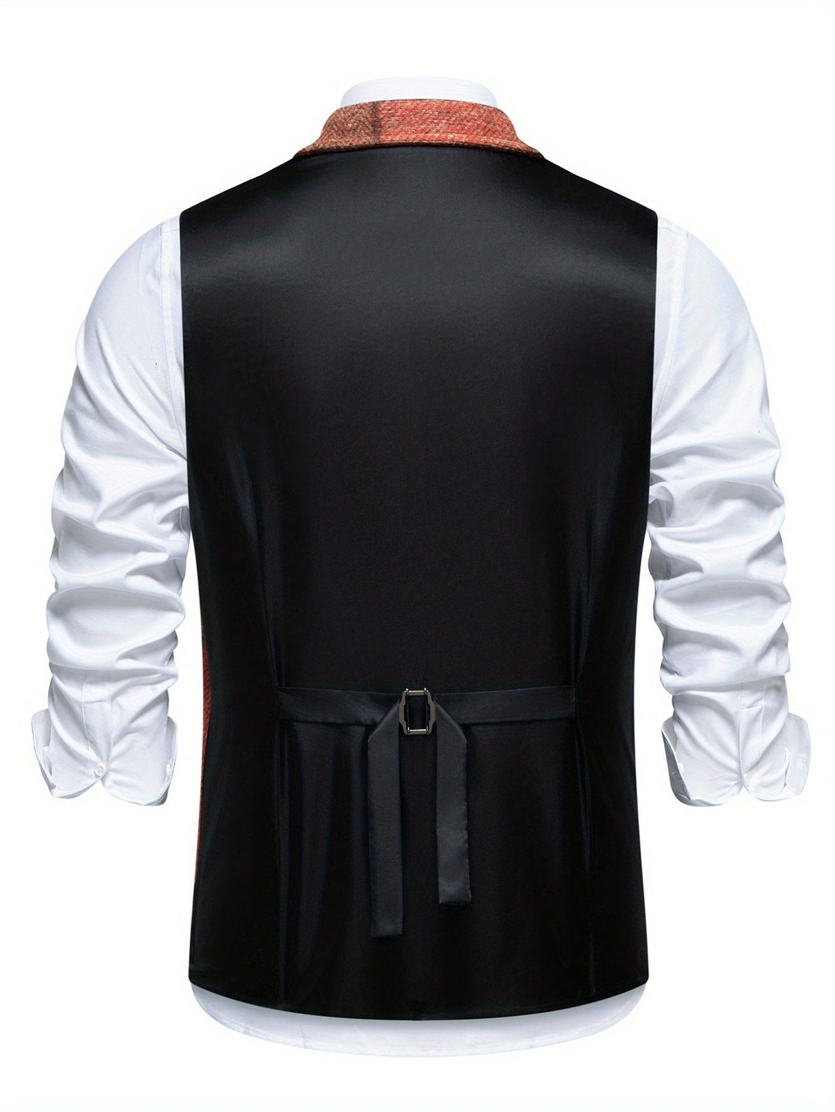 Patchwork Herringbone Vest | Stylish Layering Piece for Casual Wear - Satinni