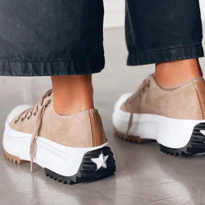 Platform Sneakers for Women - Casual Style, Comfortable Fit, Versatile Design - Satinni