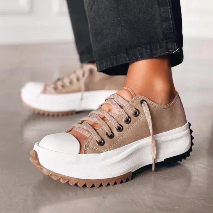 Platform Sneakers for Women - Casual Style, Comfortable Fit, Versatile Design - Satinni