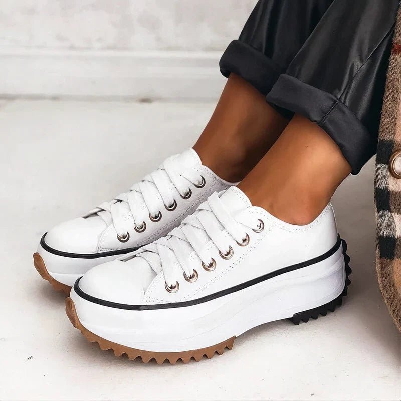 Platform Sneakers for Women - Casual Style, Comfortable Fit, Versatile Design - Satinni