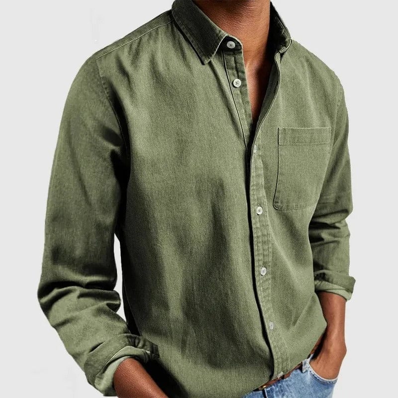 Premium-Fit Casual Shirt for Men | Modern Design | Comfortable Cotton Fabric - Satinni